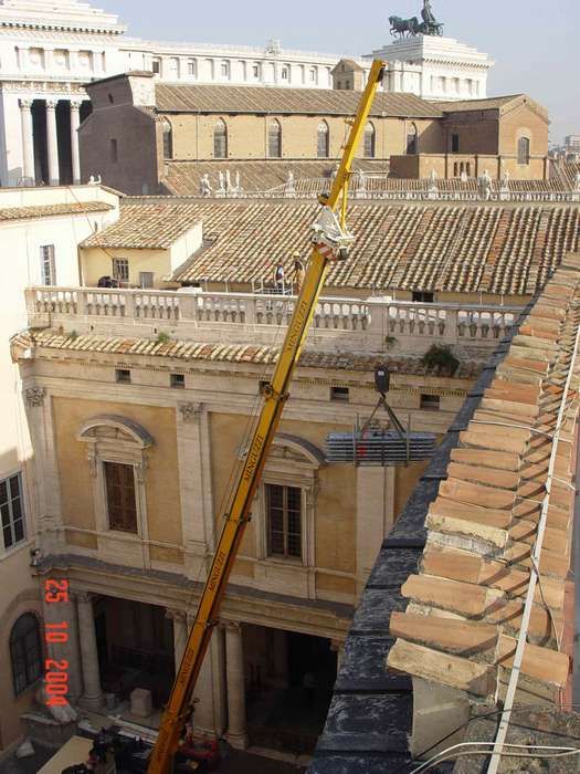 Copertura cortile interno dei Musei Capitolini / work in progress